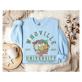 Versatile Casual Printed Crew Neck Long Sleeve Sweater