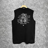Amiri tank top letter pegasus printing