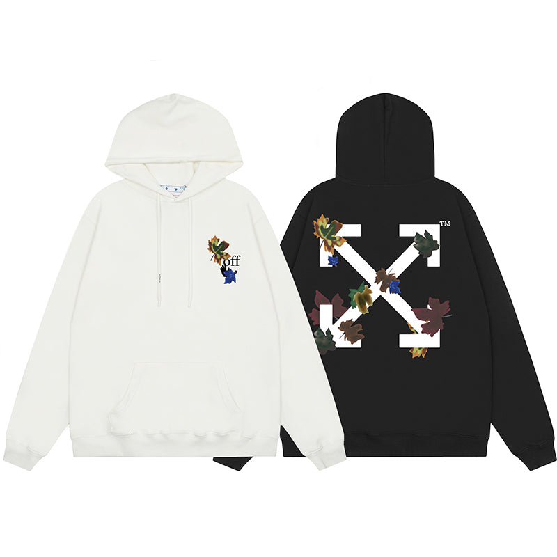 OFF WHITE Hoodie Trendy Street Style Personalized Cotton