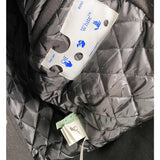 Off White Jacket Autumn/Winter OW Heavy Industry Embroidered Leather Down Cotton Baseball Jacket Jacket