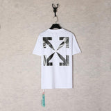 Off White T Shirts Arrow Short Sleeve T-Shirt Casual Loose Bottoming Shirt