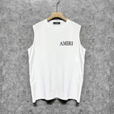 Amiri tank top leaf printing