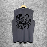 Amiri tank top morning glory printing