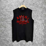 Amiri tank top big bad wolf letterprinting