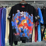 Godspeed T Shirts Speech Skull Printing Cotton Casual Crew Neck Short Sleeve Men and Women