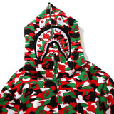 Bathing Ape Hoodie Limited Multi-Colour Camouflage Shark Sweater Hoodie Jacket