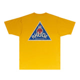 Rhude T Shirts Printed Trendy Pure Cotton