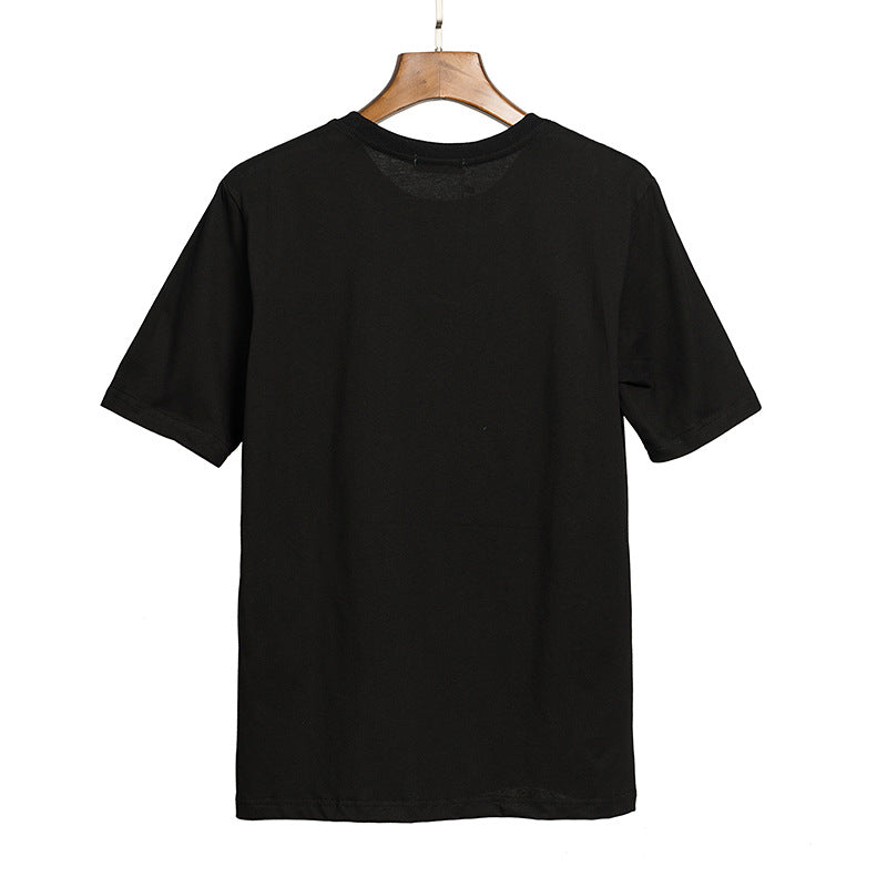 Palm Angels T Shirts Embroidered Half Sleeve T-shirt Men's and Women's Loose Short Sleeve T-shirt
