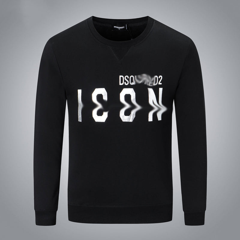Dsq2 Hoodie DSQ Lian D2 Letter Print Sweatshirt Trendy Men's Autumn and Winter