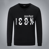 Dsq2 Hoodie DSQ Lian D2 Letter Print Sweatshirt Trendy Men's Autumn and Winter