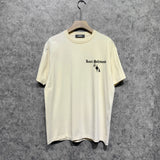 Amiri t shirts sanskrit printing short sleeve
