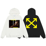 OFF WHITE Hoodie Trendy Street Style Personalized Cotton