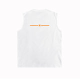 Amiri tank top small spider letter horizontal stripprinting