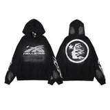 Mens trendy Hoodie & Pants Vintage Washed Old Hooded Sweater Hoodie