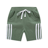 Boy Shorts Summer Children's Shorts Three Bars Boys' Cropped Pants Casual Cotton Pants