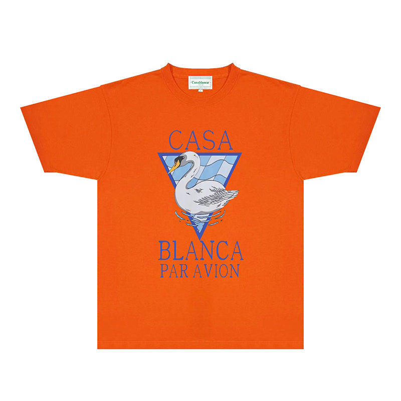 Casablanca T Shirts Fashion Print Street
