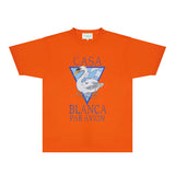 Casablanca T Shirts Fashion Print Street
