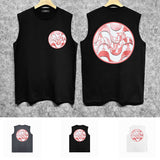 Amiri tank top circle sketch printing