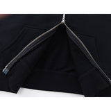 Rhude Hoodie Embroidered Loose-Fitting Hoodie Cardigan Sweater
