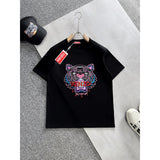 KENZO T Shirt Summer Tiger Head Casual