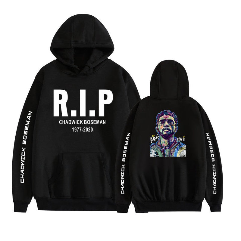 Rhude Hoodie Chadwick Boseman Casual Men's and Women's Hoodie