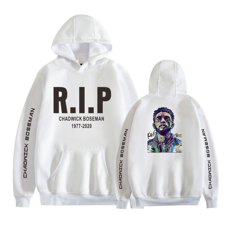 Rhude Hoodie Chadwick Boseman Casual Men's and Women's Hoodie