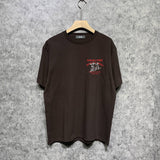 Amiri t shirts bull printing short sleeve