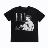 ERD T Shirts Summer Portrait Printing Loose Short Sleeve T-shirt
