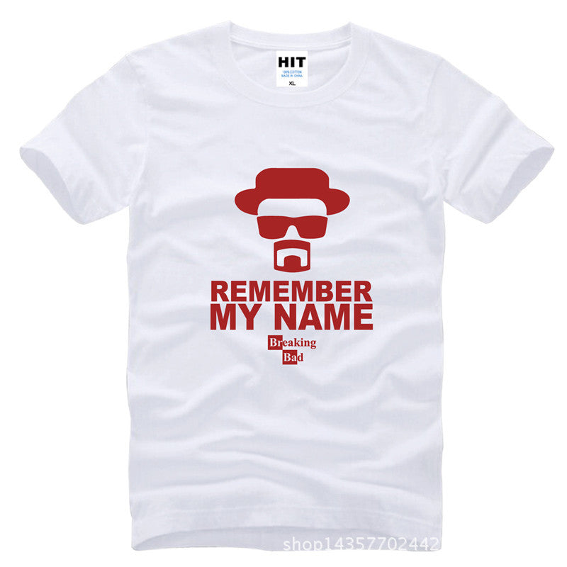 Heisenberg T Shirt Short-Sleeved T-shirt Breaking Bad Hansenberg