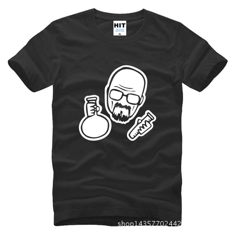 Heisenberg T Shirt Men's Short-Sleeved T-shirt Breaking Bad