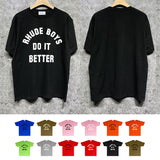 Rhude T Shirts Printed Trendy Pure Cotton