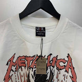SAINT MICHAEL Vintage T Shirt Metallica Short Sleeve