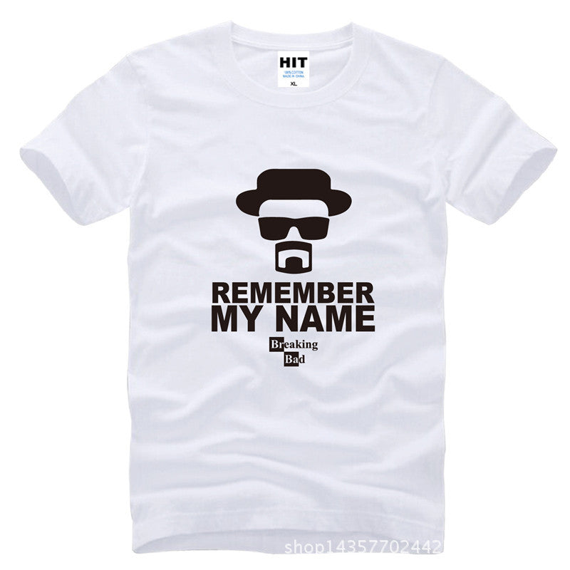 Heisenberg T Shirt Short-Sleeved T-shirt Breaking Bad Hansenberg