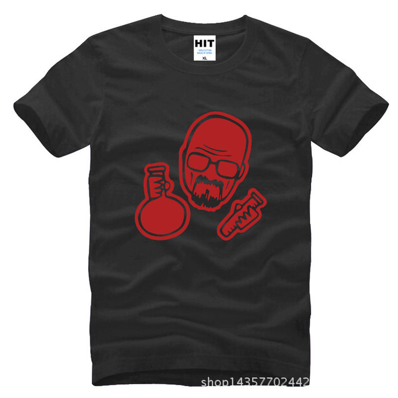 Heisenberg T Shirt Men's Short-Sleeved T-shirt Breaking Bad