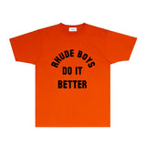 Rhude T Shirts Printed Trendy Pure Cotton