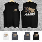 Amiri tank top mottled pegasus print