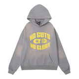 Mens trendy Hoodie & Pants Vintage Washed Old Hooded Sweater Hoodie