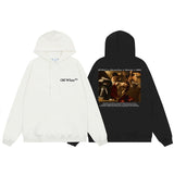 OFF WHITE Hoodie Trendy Street Style Personalized Cotton