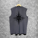 Amiri tank top star shield print