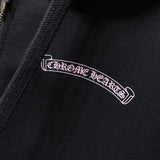 Chh Chrome Hearts Hoodie Sanskrit Letter Print Miami Zip Jacket Sweater