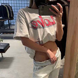 SAINT MICHAEL Vintage T Shirt Love Cupid Short Sleeve