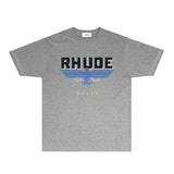 Rhude T Shirts Printed Trendy Pure Cotton