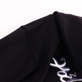 Palm Angels Hoodie Smoke Letter Flame Print Hooded Sweater