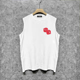 Amiri tank top red dice printing