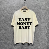 Amiri t shirts letterprinting short sleeves