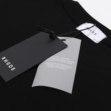 Rhude T Shirt Rose Mirror Print Short Sleeve T-Shirt