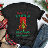 Men and Women Grinch Shirt Christmas Grinch Printed T-shirt