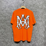 Amiri t shirts spider printing short sleeve
