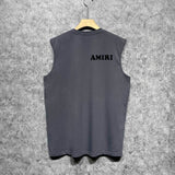 Amiri tank top fat letterprinting