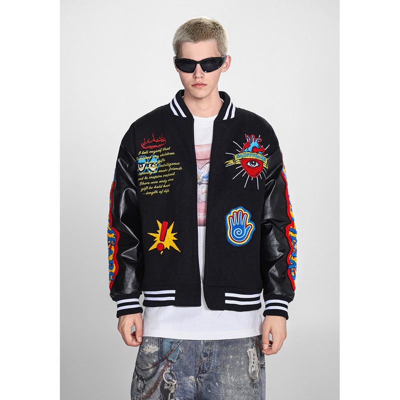 Unisex Baseball Jersey Saint Michael Baseball Jacket
